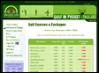Golf pacgages page